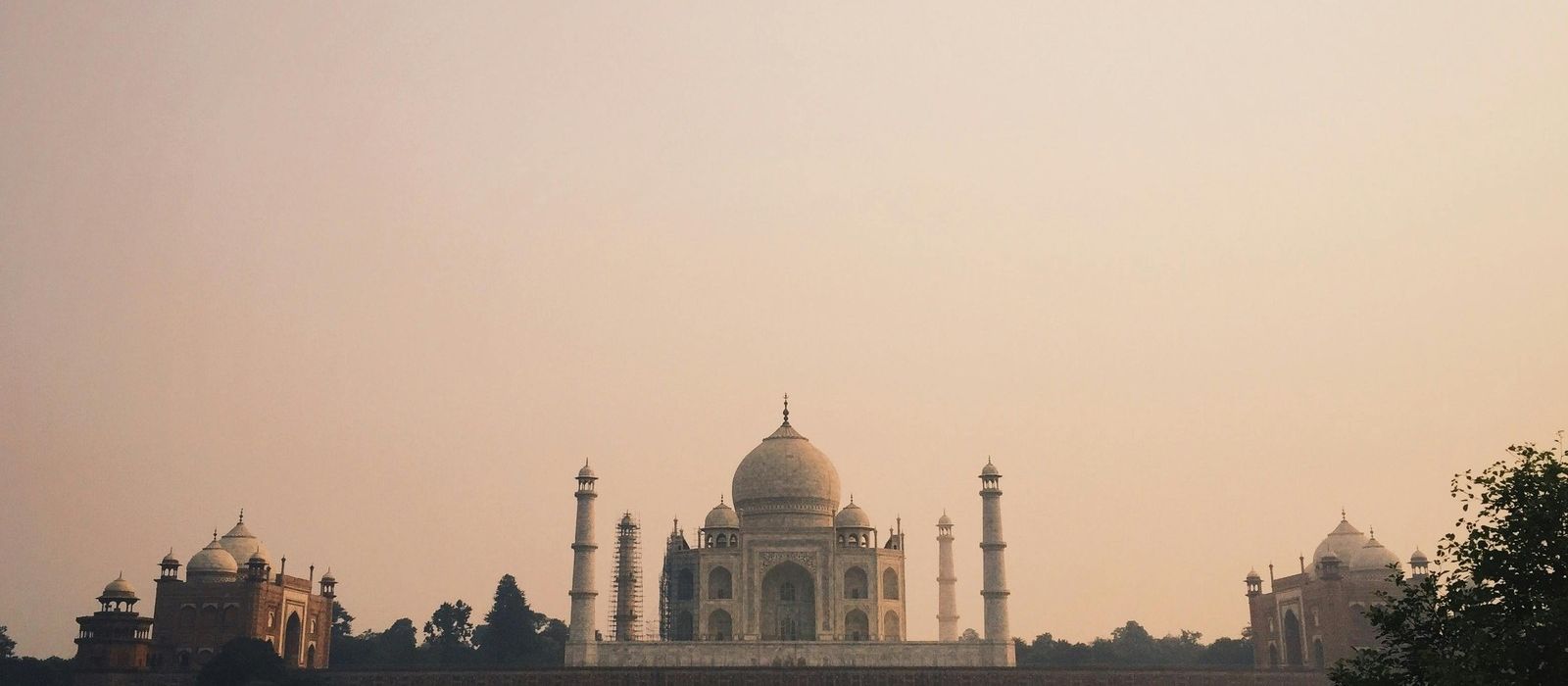 Taj Mahal at Sunset