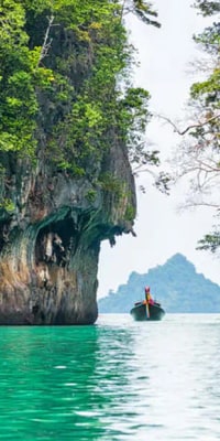 Hong Island Half Day Tour with Sunset BBQ Dinner by Longtail Boat