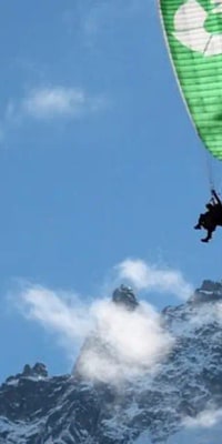 Gleitschirm-Erlebnis Chamonix Mont Blanc in den Alpen ab Genf