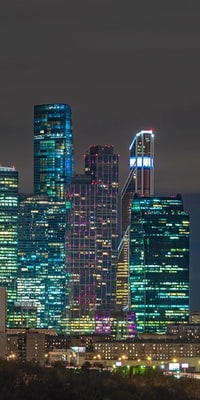 Moskau bei Nacht