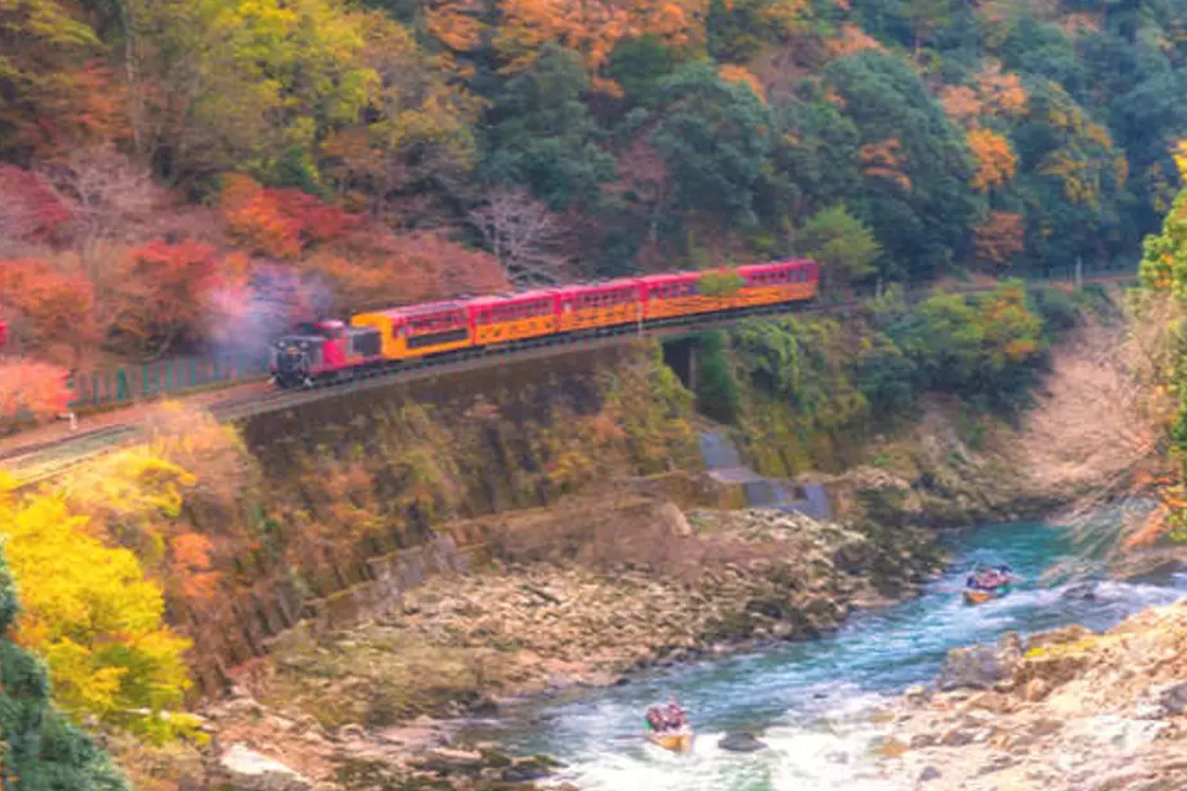 Sagano Romantic Train Ticket (Kyoto Station Pick Up)