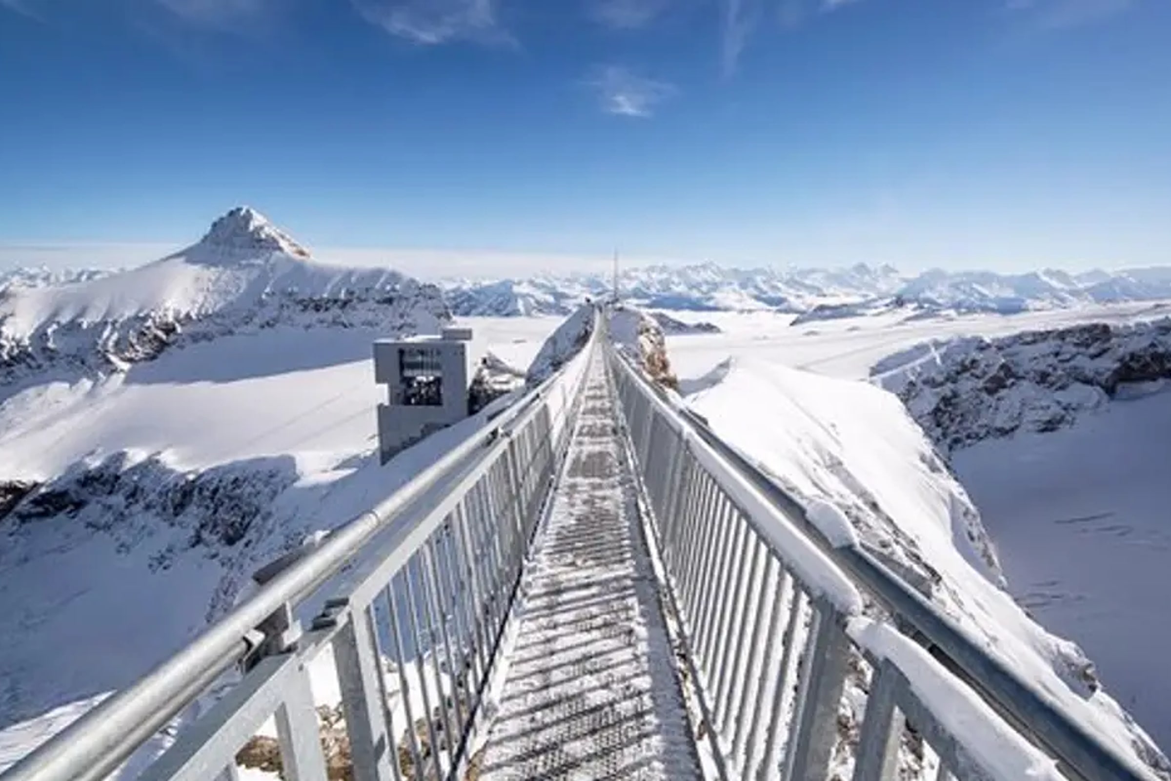 Glacier 3000 and Montreux Riviera from Geneva