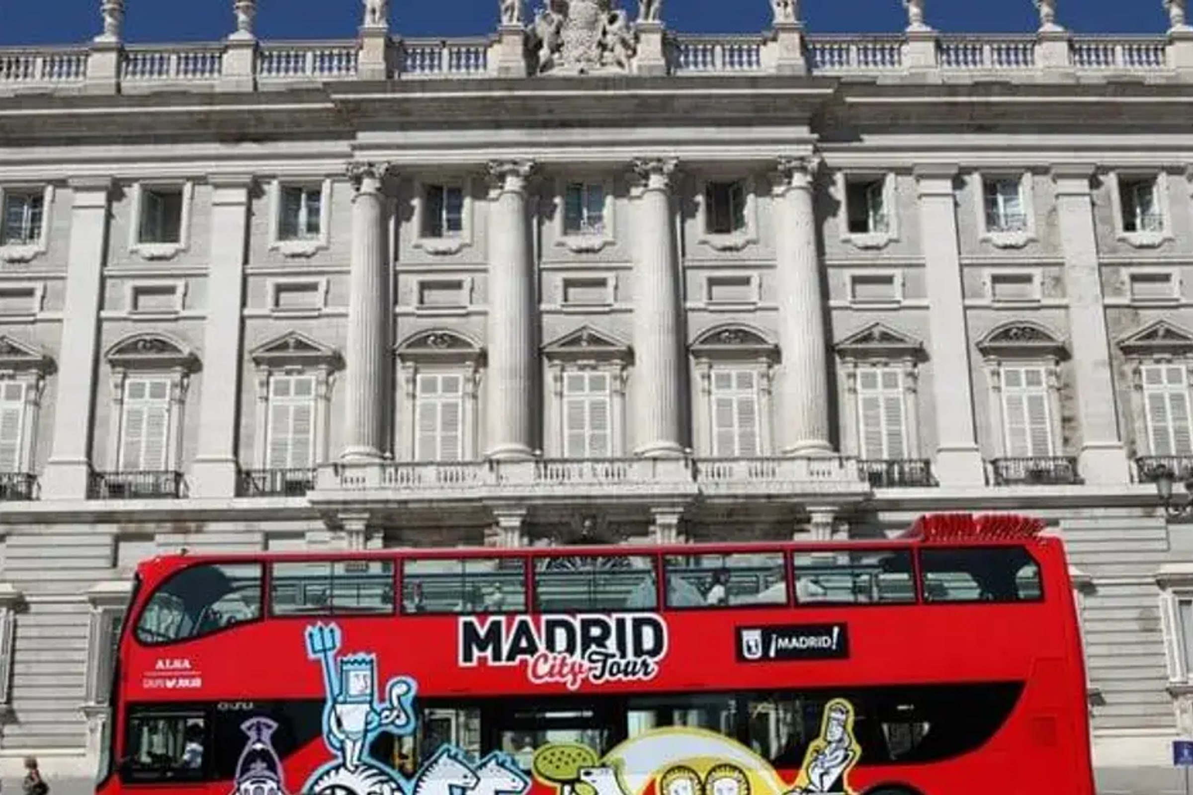 Madrid City Tour Hop-On Hop-Off bus