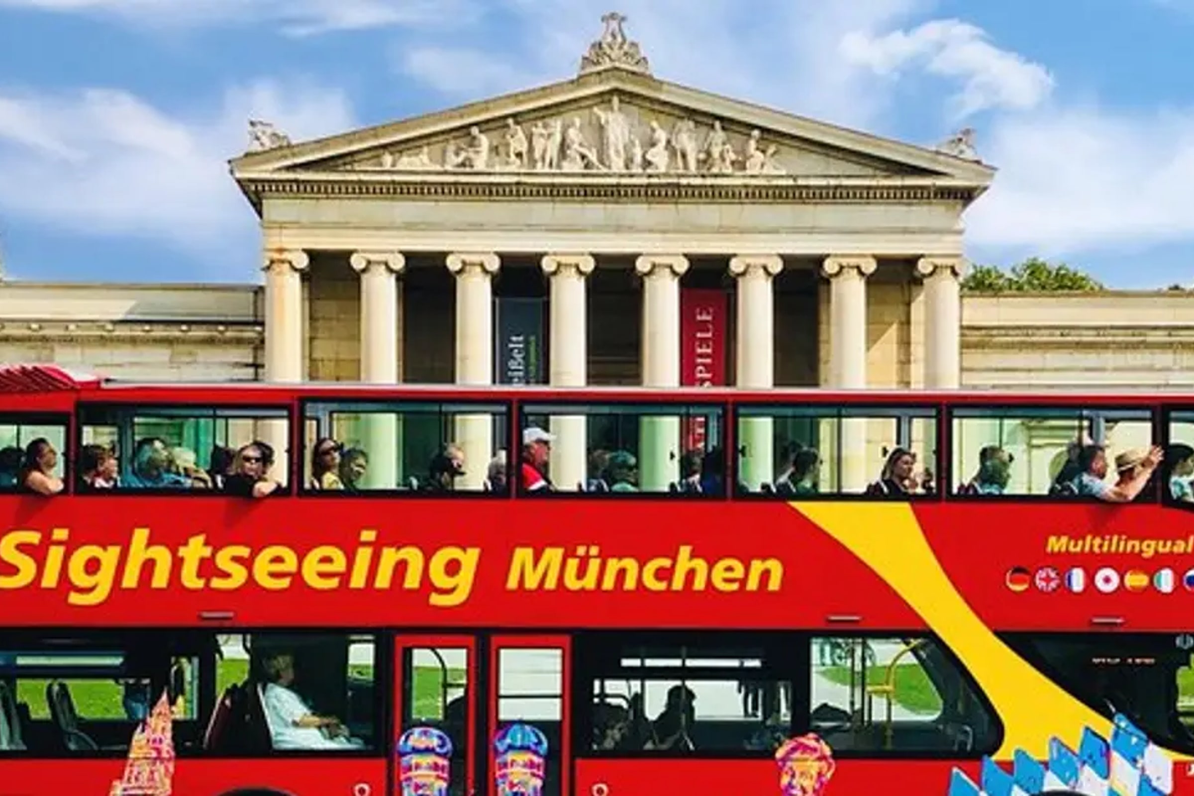 24-hour grand hop-on hop-off bus tour of Munich
