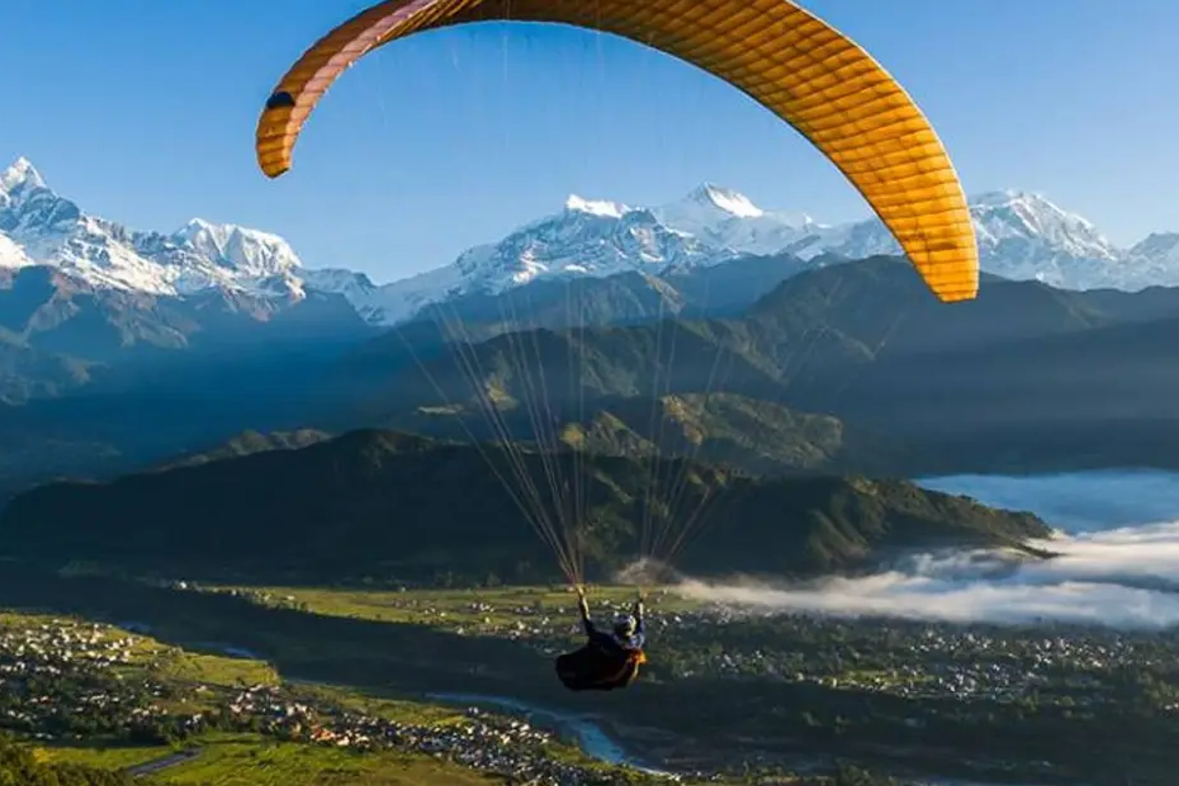 Paragliding tour in Pokhara