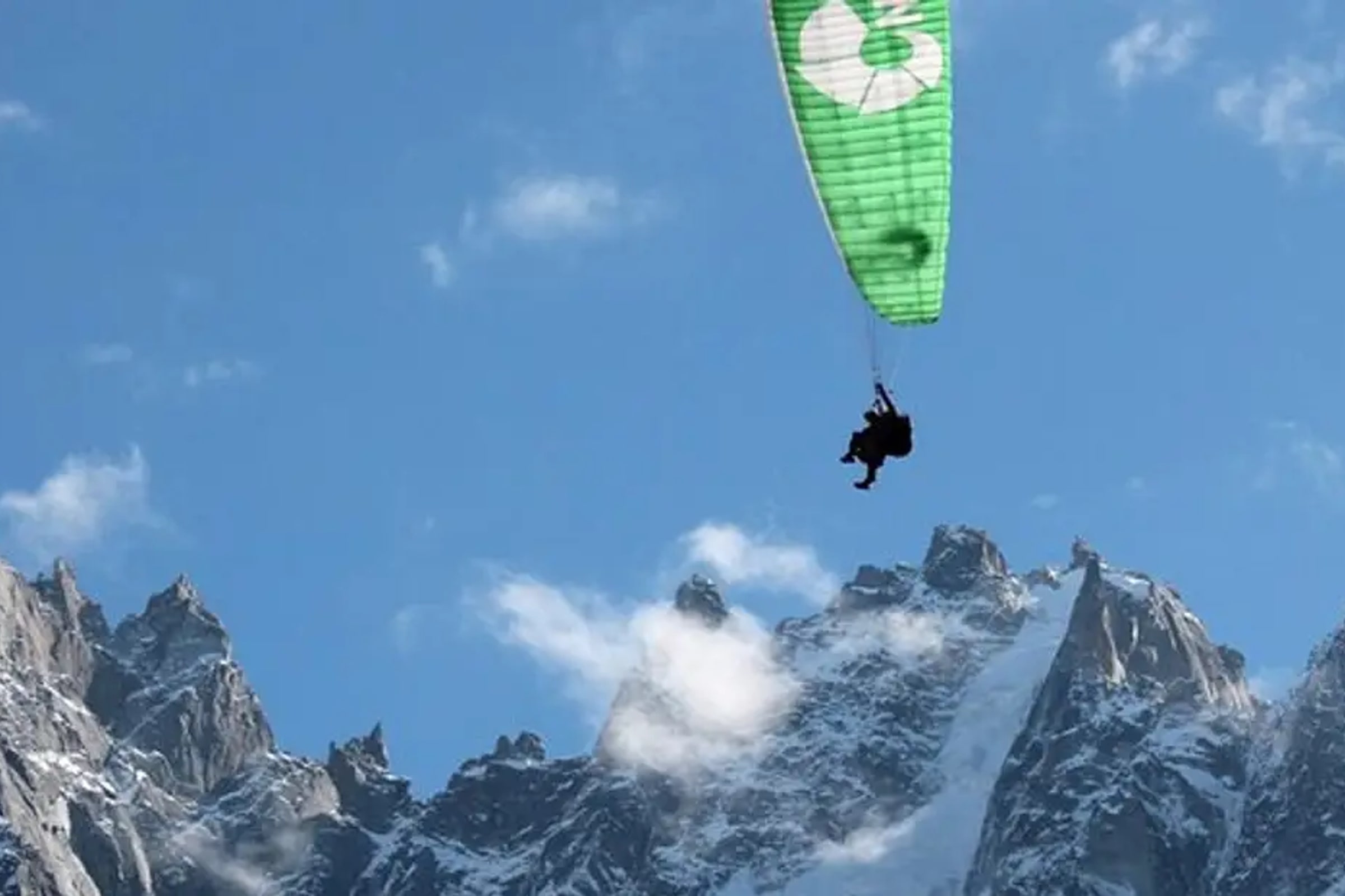 Chamonix Mont Blanc Paragliding Experience in the Alps from Geneva