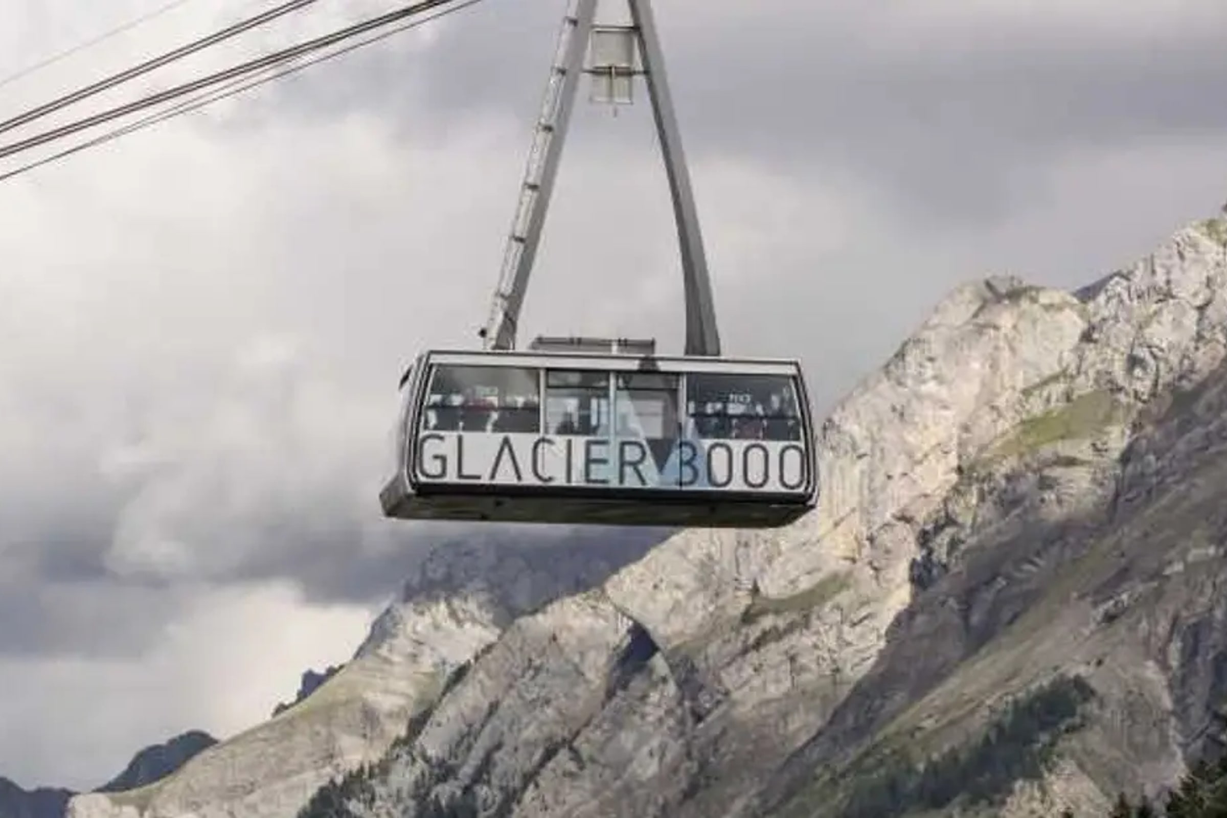 Glacier 3000 and Montreux Riviera from Geneva
