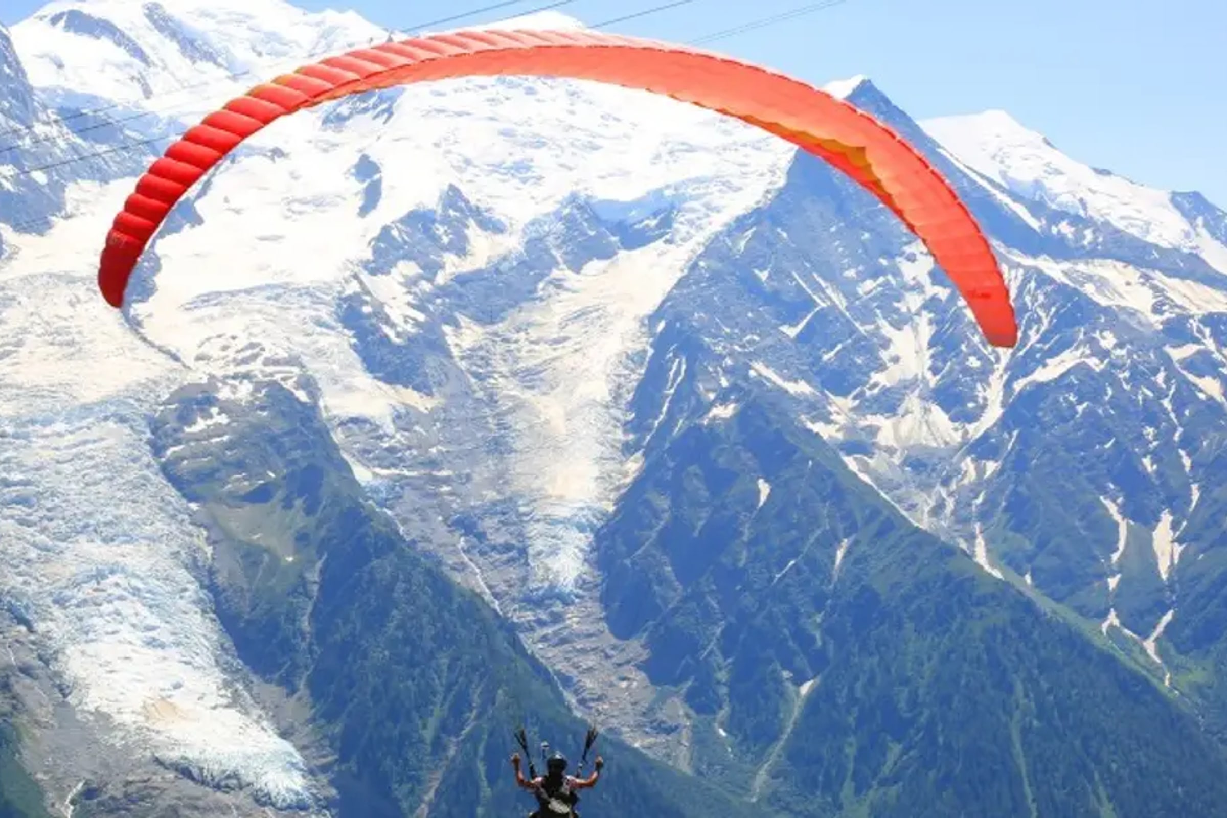 Chamonix Mont Blanc Paragliding Experience in the Alps from Geneva