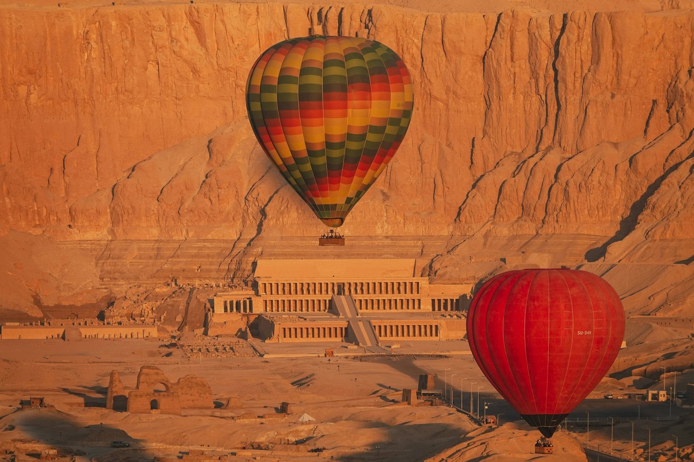 Ballonfahrt über Luxor