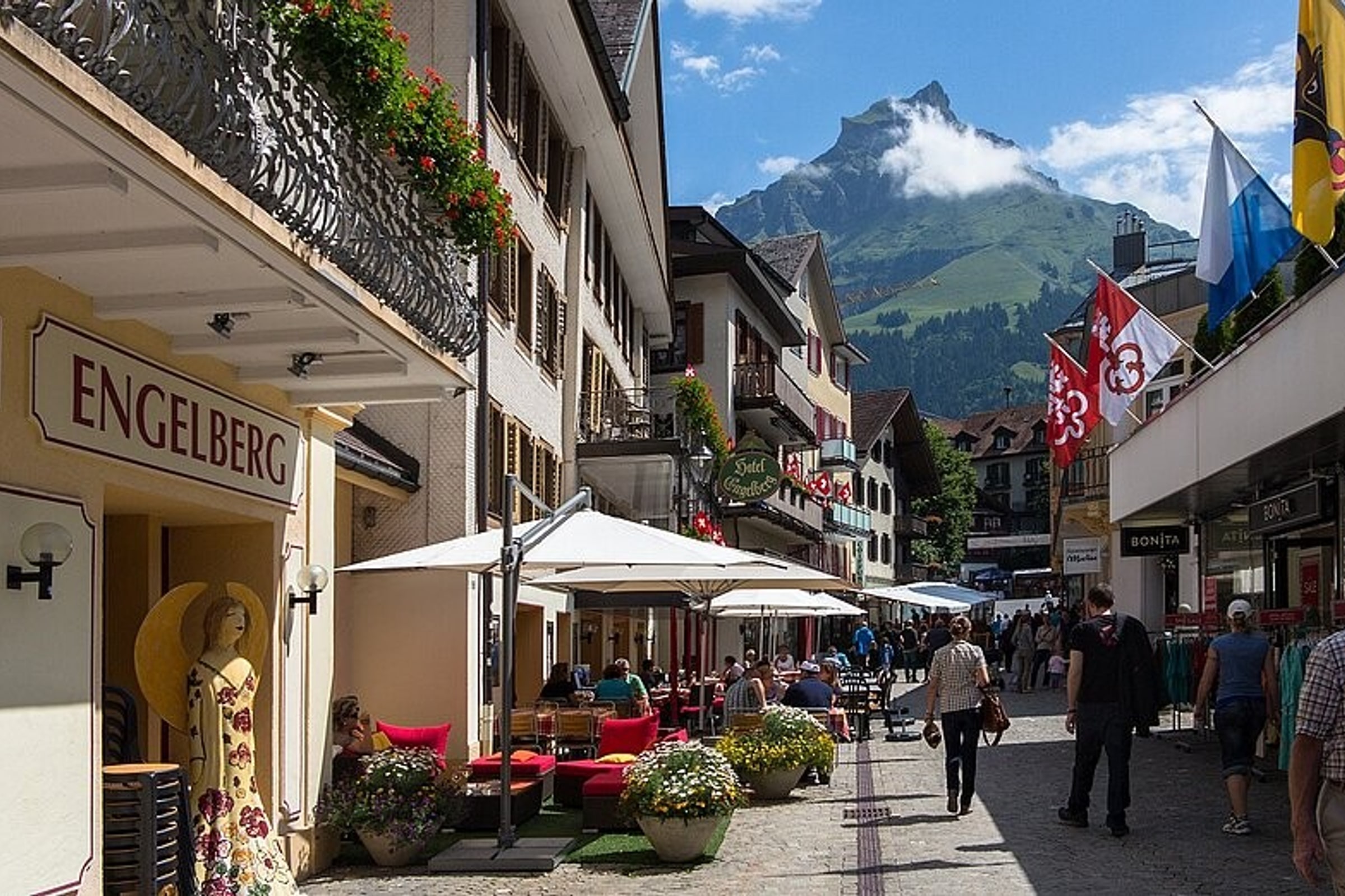 Engelberg - Typical Swiss Alpine Village