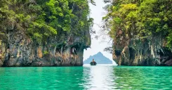 Hong Island Half Day Tour with Sunset BBQ Dinner by Longtail Boat