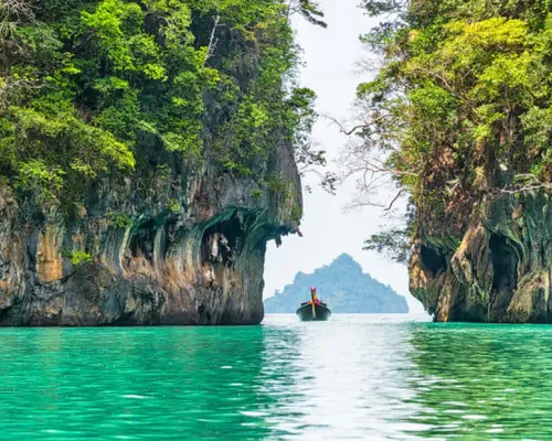 Hong Island Half Day Tour with Sunset BBQ Dinner by Longtail Boat