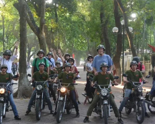 Rural Hanoi Vintage Minsk Motorbike Tour