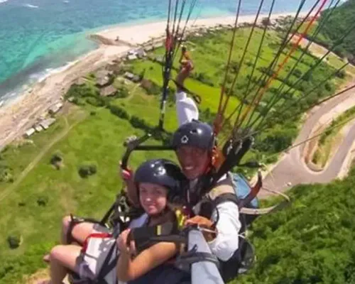 Paragliding Adventure at Timbis Beach