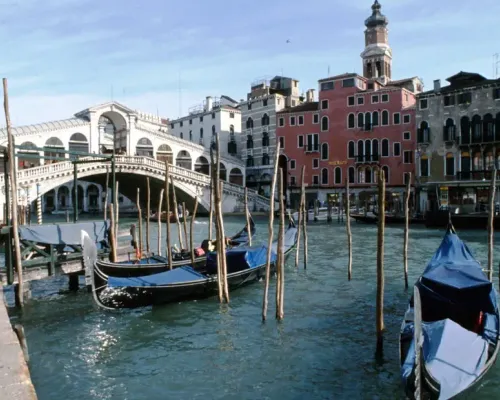 Grand Canal motorboat tour with guide on board