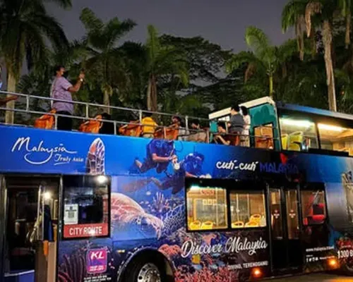 KL City of Lights Tour with Hop-on Hop-off Bus