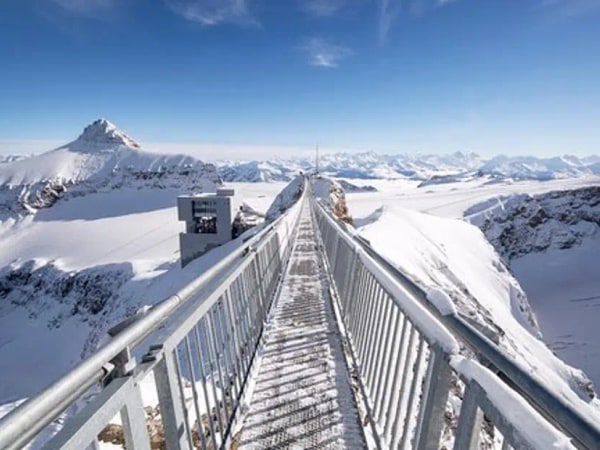 Glacier 3000 and Montreux Riviera from Geneva