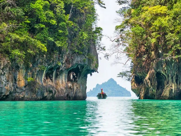 Hong Island Half Day Tour with Sunset BBQ Dinner by Longtail Boat