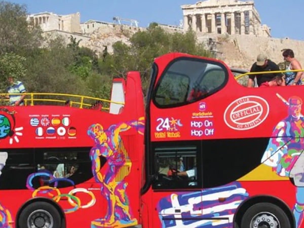 Athènes : bus touristique hop-on hop-off