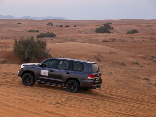 Dubai Desert Safari 4x4 Dune Bashing, Sandboarding, Camel Riding, Dinner