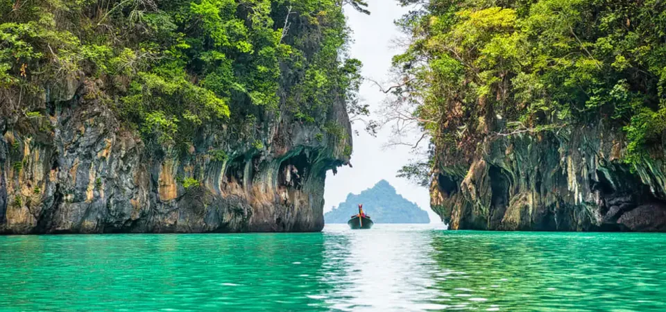 Primary image of Hong Island Half Day Tour with Sunset BBQ Dinner by Longtail Boat tour
