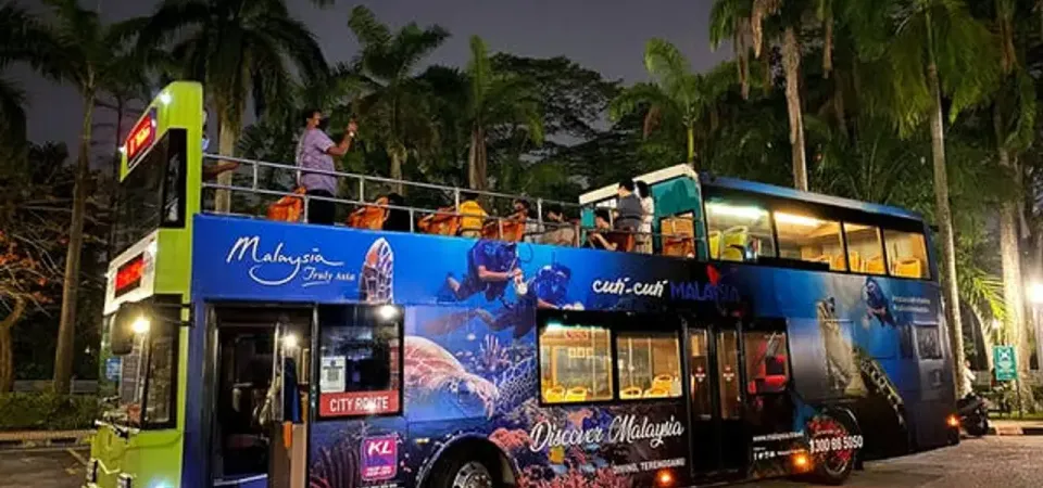 Primary image of KL City of Lights Tour with Hop-on Hop-off Bus tour